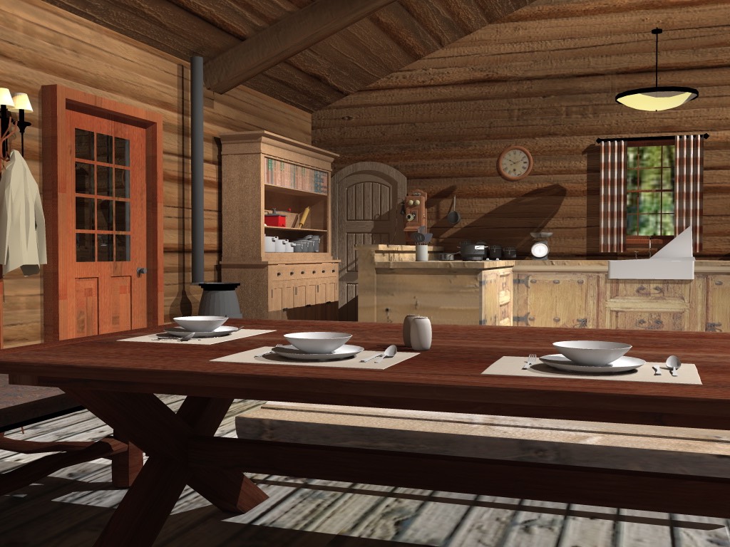 Bear Creek Cabin v2 SketchUpBear Creek Cabin v2 SketchUpalt4